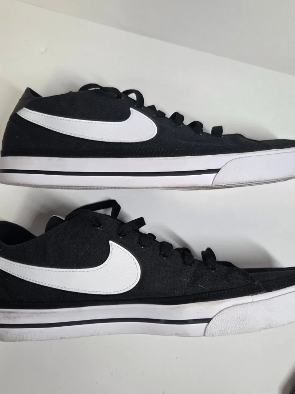 NIKE Court Legacy Canvas Men's Size 12 CW6539-002 Black Shoes